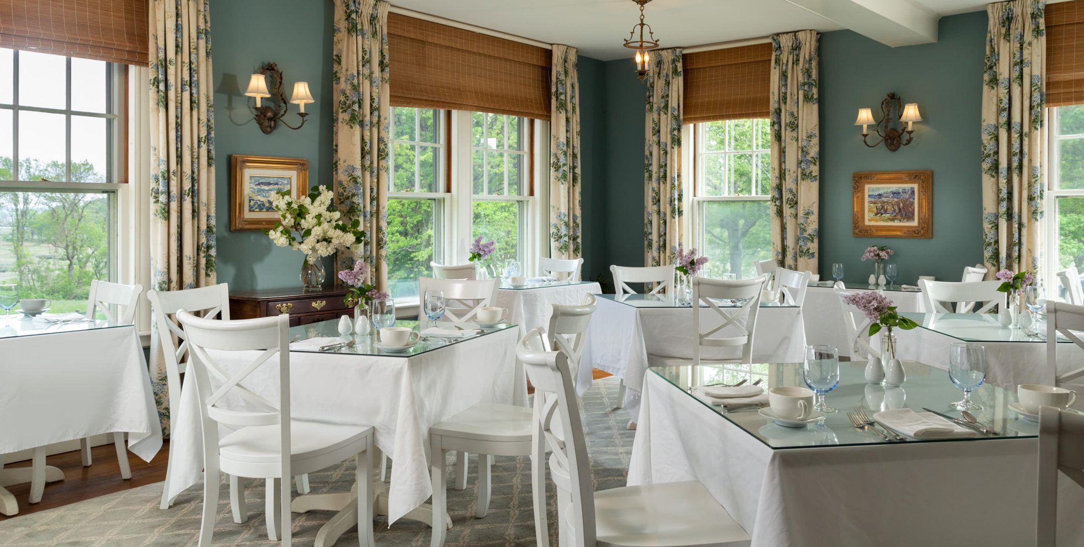 Dining room at Ipswich, MA B&B